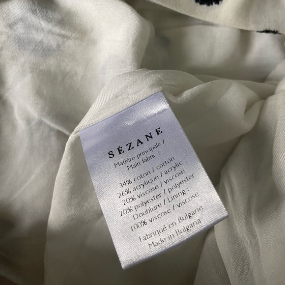 Sézane Tie Waist Dot Skirt - Picture 6 of 6